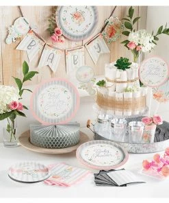 Creative Converting Farmhouse Floral Banner