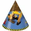 Creative Converting Under Construction Child Hat, 8 Ct Kids Birthday Party Themes