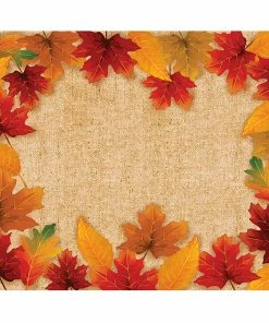 Creative Converting Thanksgiving Party Decorations Fall Leaves Placemats, 12 Ct