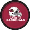 Creative Converting NFL And Football Party Supplies Arizona Cardinals Dessert Plates, 8 Ct