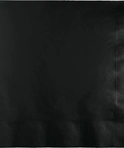 Creative Converting Black Velvet Luncheon Napkin 2Ply, 50 Ct