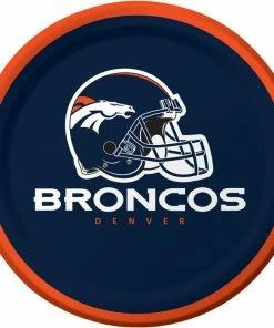 Creative Converting Denver Broncos Dessert Plates, 8 Ct