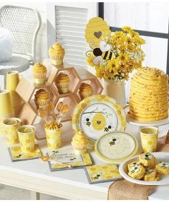 Creative Converting Bumblebee Baby Napkins, 16 Ct Baby Showers