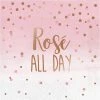 Creative Converting Rose' All Day Napkins, 16 Ct