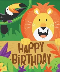Creative Converting Jungle Safari Napkins, 16 Ct