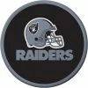 Creative Converting NFL And Football Party Supplies Las Vegas Raiders Dessert Plates, 8 Ct