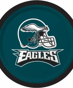 Creative Converting Philadelphia Eagles Dessert Plates, 8 Ct