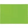 Creative Converting Fresh Lime Green Placemats, 50 Ct Solid Color Tableware