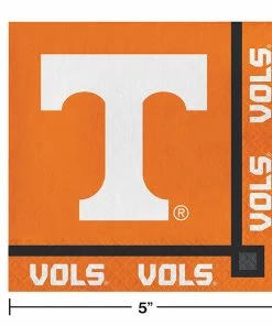 Creative Converting University Of Tennessee, Knoxville Beverage Napkin (Case Pack Of 240) NCAA College Themed Party Decorations
