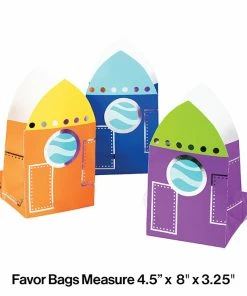 Creative Converting Space Party Paper Treat Bags 96 Ct