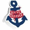 Creative Converting Baby Showers Nautical Baby Shower Invitations 48 Ct