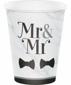 Creative Converting Mr. And Mr. Wedding Cups 96 Ct