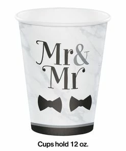Creative Converting Mr. And Mr. Wedding Cups 96 Ct
