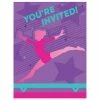 Creative Converting Gymnastics Party Invitations 48 Ct