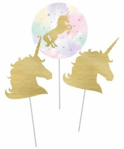 Creative Converting Unicorn Sparkle Centerpiece Sticks (18/Case)