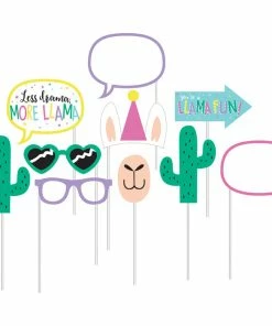 Creative Converting Llama Party Photo Props (60/Case) Kids Birthday Party Themes