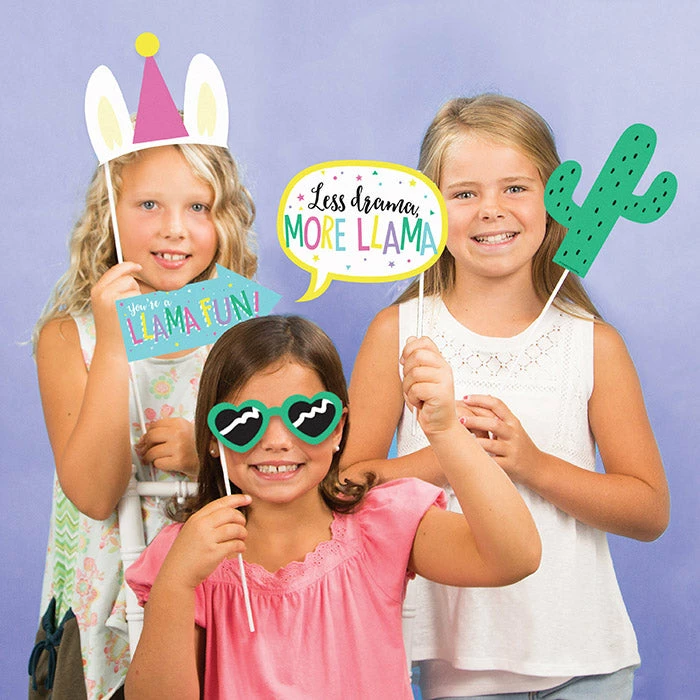 Creative Converting Llama Party Photo Props (60/Case) Kids Birthday Party Themes