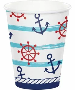 Creative Converting Nautical Baby Shower Cups 96 Ct Baby Showers