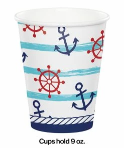 Creative Converting Nautical Baby Shower Cups 96 Ct Baby Showers
