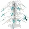 Creative Converting Blue And Silver Mini Crosses Cascade Centerpiece (12/case)