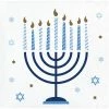 Creative Converting Hanukkah Celebration Beverage Party Napkins 16 Ct