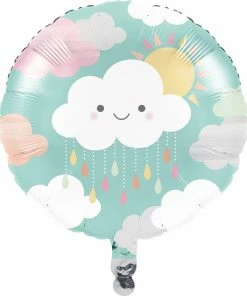 Creative Converting Baby Showers Sunshine Baby Shower Metallic Balloon 18" (Case Pack Of 10)
