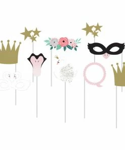 Creative Converting Stylish Swan Photo Booth Props 60 Ct Kids Birthday Party Themes