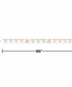 Creative Converting Bridal And Wedding Farmhouse Floral Banner - Wedding (12/Case)