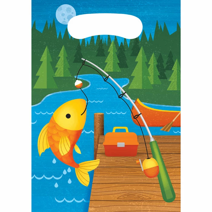 Creative Converting Camp Out Loot Bag (Case Pack Of 96) Kids Birthday Party Themes