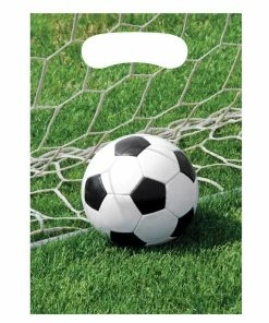 Creative Converting Soccer Party Decorations Sports Fanatic Loot Bags, Plastic (96/case)