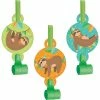 Creative Converting Sloth Party Party Blowers 48 Ct