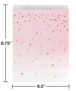 Creative Converting Rose' All Day Paper Treat Bags (120/Case) Themed Tableware