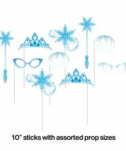 Creative Converting Snow Princess Photo Booth Props 60 Ct Kids Birthday Party Themes