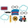 Creative Converting 1st Birthday Party Themes All Aboard Photo Booth Props (60/case)