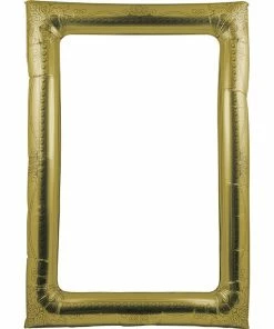 Creative Converting Gold Antique Balloon Photo Frame, (Case Pack Of 6) Anniversary Decorations