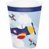 Creative Converting Lil' Flyer Airplane Hot/Cold Cups 9 Oz. (Case Pack Of 96) Kids Birthday Party Themes