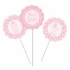 Creative Converting It's A Girl Centerpiece Sticks (18/case)