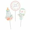 Creative Converting Farmhouse Floral Centerpiece Sticks - Baby Shower (18/Case) Baby Showers