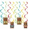 Creative Converting Tiki Time Split Dizzy Danglers (Case Pack Of 96)