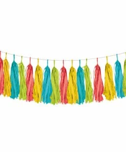 Creative Converting Serape Tissue Paper Tassel Garland 8' (12/case)