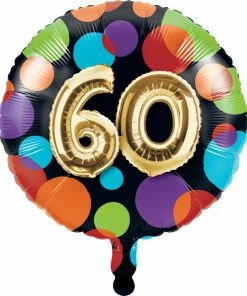 Creative Converting Adult Birthday Party Themes Balloon Birthday Metallic Balloon 18", 60 (Case Pack Of 10)