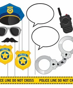 Creative Converting Police Party Photo Booth Prop (Case Pack Of 60)
