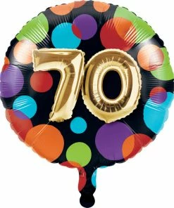 Creative Converting Balloon Birthday Metallic Balloon 18", 70 (Case Pack Of 10)