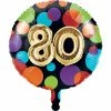 Creative Converting Balloon Birthday Metallic Balloon 18", 80 (Case Pack Of 10)