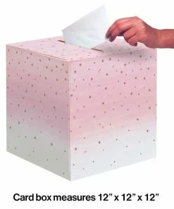 Creative Converting Themed Tableware Rose' All Day Card Box (6/Case)