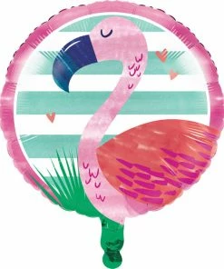 Creative Converting Pineapple N Friends Metallic Balloon 18" (Case Pack Of 10)