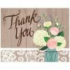 Creative Converting Bridal And Wedding Rustic Wedding Thank You (48/case)