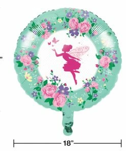 Creative Converting Floral Fairy Sparkle 18