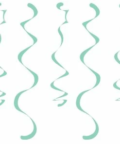 Creative Converting Fresh Mint Dizzy Danglers 18 Inch (60/case) Solid Color Tableware