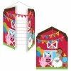 Creative Converting Kids Birthday Party Themes Farmhouse Fun Invitation, Diecut Gatefold (48/case)